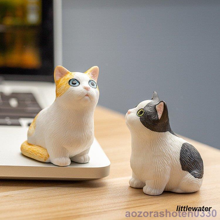 キャットの置物 猫 動物 陶器 オーナメント 自動車置物 かわいい キャットの置物 猫 動物 陶器 オーナメント 自動車置物 かわいい
