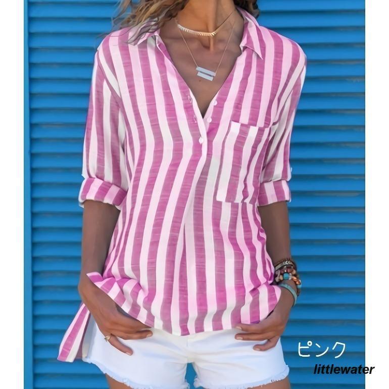 長袖シャツ レディース 女性 トップス チュニック ブラウス