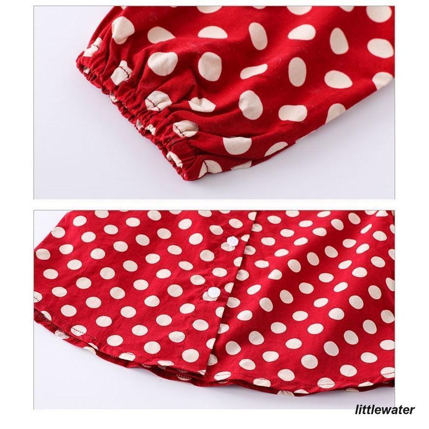 小竹正　遊　ブラウス　シャツ　赤ドット　水玉　変形　個性的　ジャランジャラン 小竹正 遊 ブラウス シャツ 赤ドット 水玉 変形 個性的 ジャラン