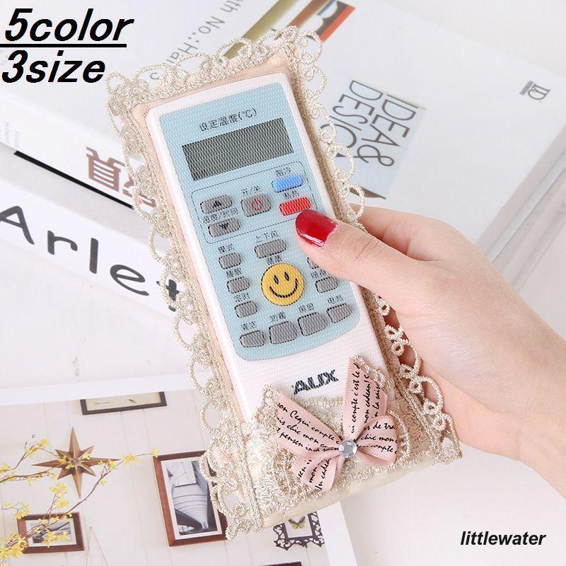 リモコンカバー リモコンケース 小物入れ 雑貨 収納関係 レース リボン