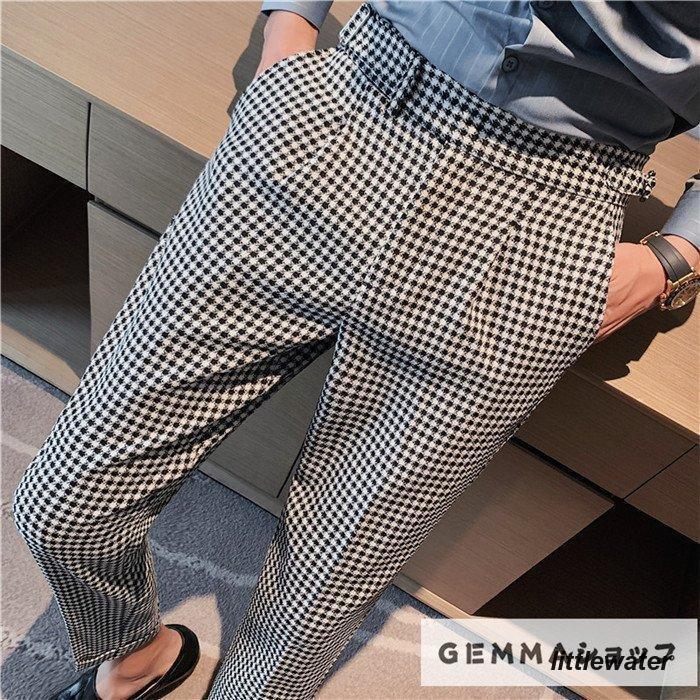 テーパードパンツ メンズ スーツパンツ スリムパンツ 細身 ハイ