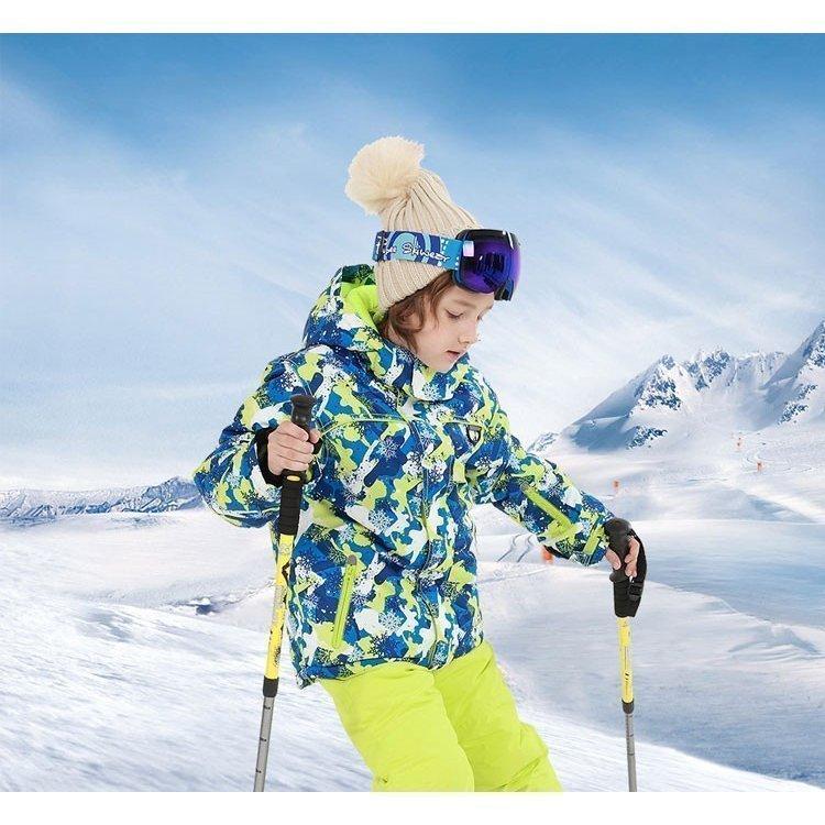 人気ブランドの 耐水 立派 子供用 キッズ 上下セット スキーウェア スノーボードウェア 防寒 上下セット サイズ:146 -  www.we-job.com
