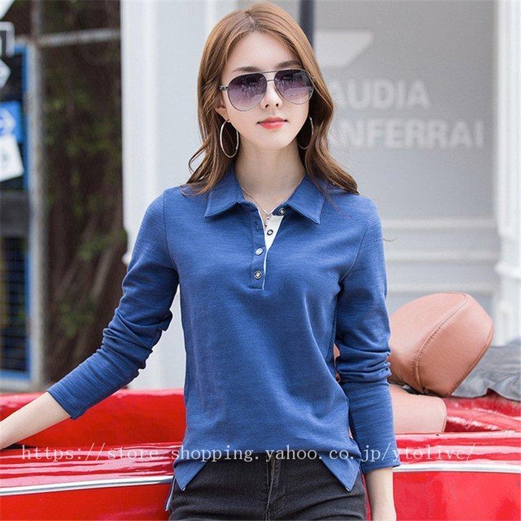 ポロシャツ 長袖 レディース 白ポロシャツ Tシャツ 長袖ポロシャツ 仕事 介護 Vm6fwfd41v レディースファッション Windowrevival Co Nz
