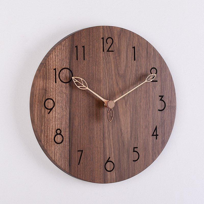 壁掛け時計 掛け時計 木製時計 見やすい 木製時計 おしゃれ 天然木製 静音 デジタル 北欧 シンプル 掛け時計 壁掛け時計 インテリア ウォールクロック 非電波 P 楽賃ショッピング 見やすい