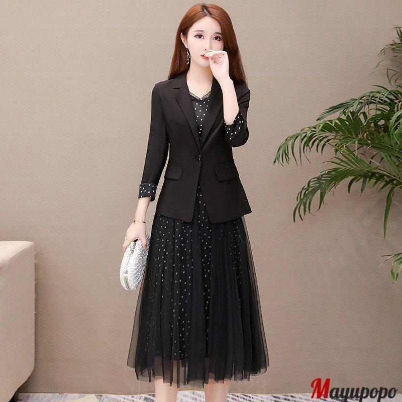 スーツレディース大きいサイズフォーマルワンピースジャケットビジネスオフィスワンピースolスーツセットロングワンピース2点セット Pf033 楽賃ショッピング 通販 Yahoo ショッピング