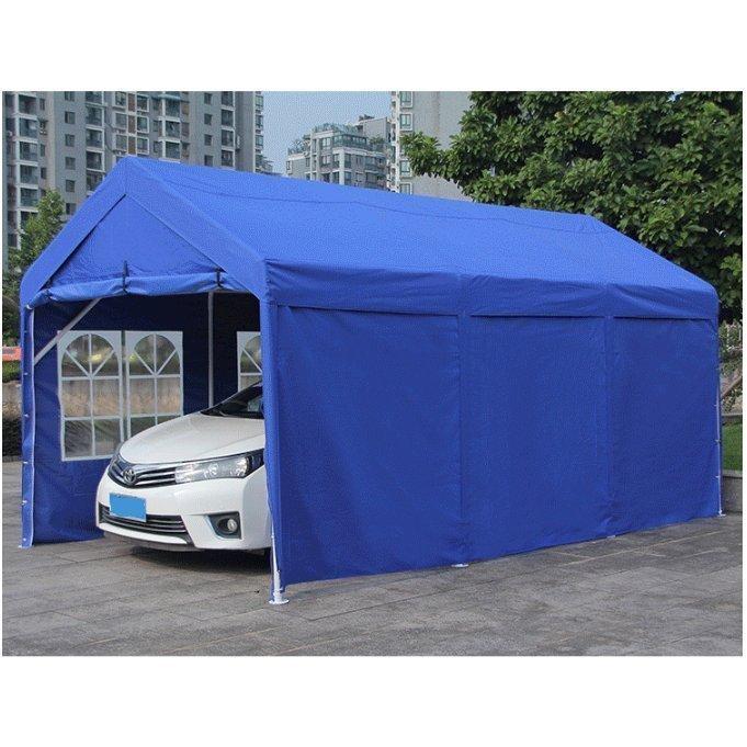 激安通販 屋外車庫 仮設倉庫 保護シート 大型車 簡易ガレージ 組立テント 自作カーポート 自動車 車 車庫テント 駐車 駐車場 送料関税無料 簡易ガレージ