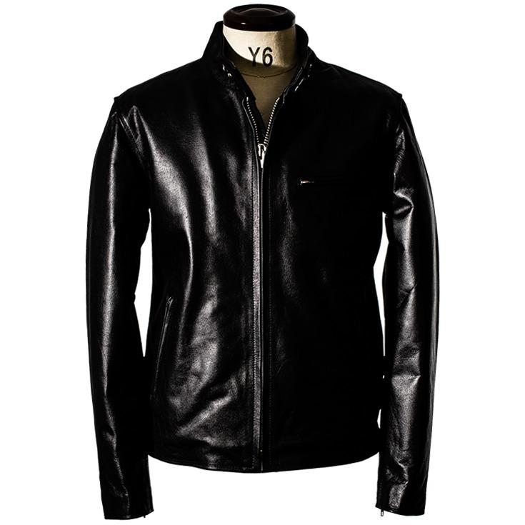 Horn Works 本革 シングルライダースジャケット メンズ ホーンワークス