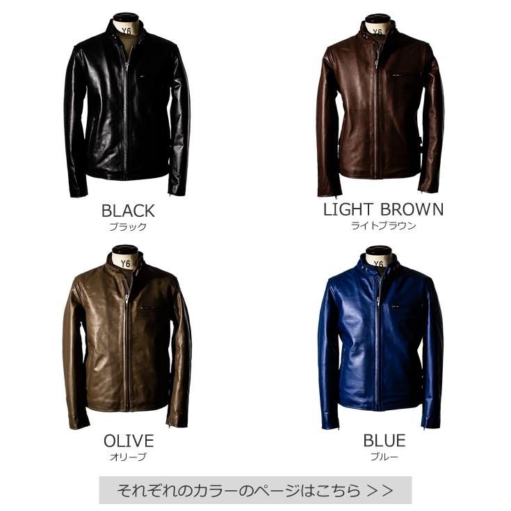 【30%OFFクーポン】Horn Works 本革 シングルライダースジャケット メンズ ホーンワークス 4762  レザージャケット バイカージャケット |  | 14