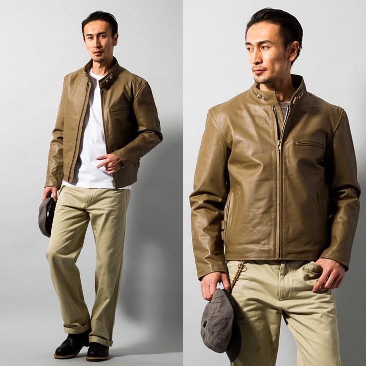 【30%OFFクーポン】Horn Works 本革 シングルライダースジャケット メンズ ホーンワークス 4762  レザージャケット バイカージャケット |  | 05