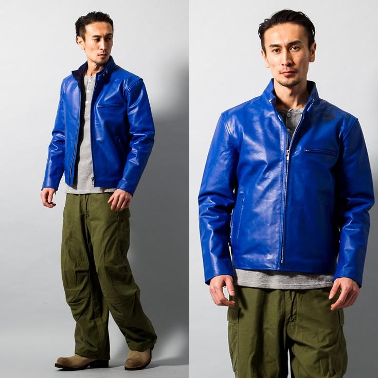 【30%OFFクーポン】Horn Works 本革 シングルライダースジャケット メンズ ホーンワークス 4762  レザージャケット バイカージャケット |  | 06