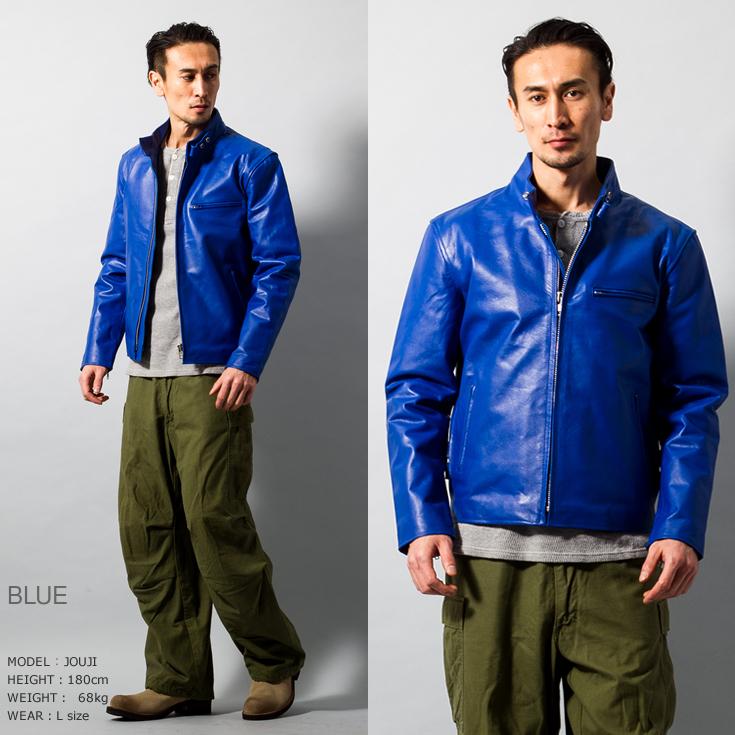 30%OFFクーポン】Horn Works 本革 シングルライダースジャケット