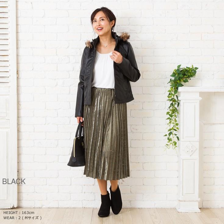 【50%OFFクーポン】LIUGOO 本革 フード付ハイネックシングルジャケット レディース リューグー WNG02LB  レザージャケット ライダースジャケット AP | Liugoo Leathers | 04