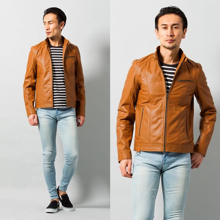 Liugoo Leathers 【20周年記念10%OFFクーポン】革ジャン 本革 シングル