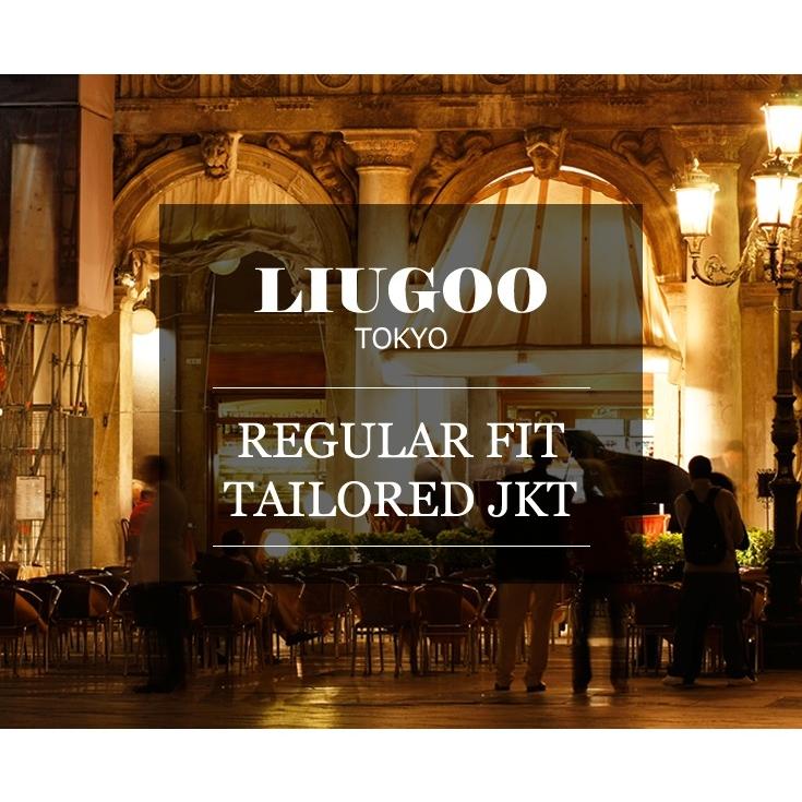 新品 LIUGOO スリムフィット 羊革 レザーテーラードジャケット Liugoo Leathers LIUGOO 本革 スリムフィットレザーテーラード