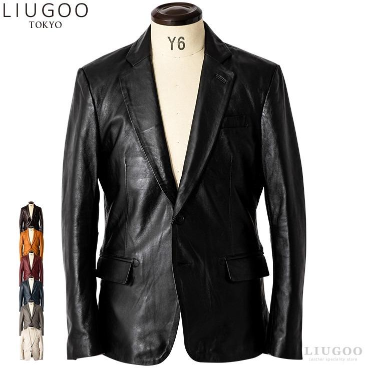 Liugoo Leathers 【20周年記念20%OFFクーポン】LIUGOO 本革 スリム