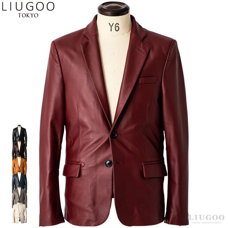 Liugoo Leathers 【20周年記念20%OFFクーポン】LIUGOO 本革 スリム