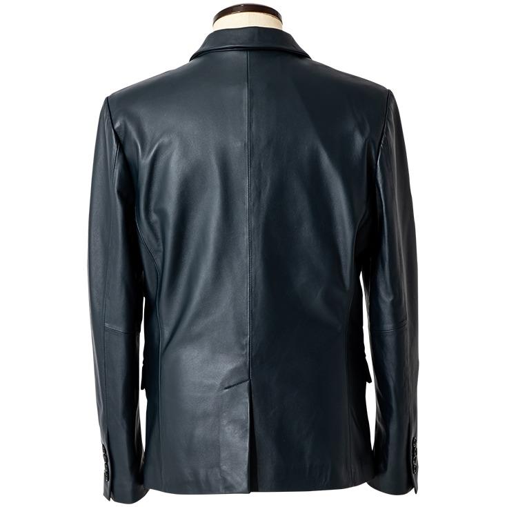 Liugoo Leathers LIUGOO 本革 スリムフィットレザーテーラード