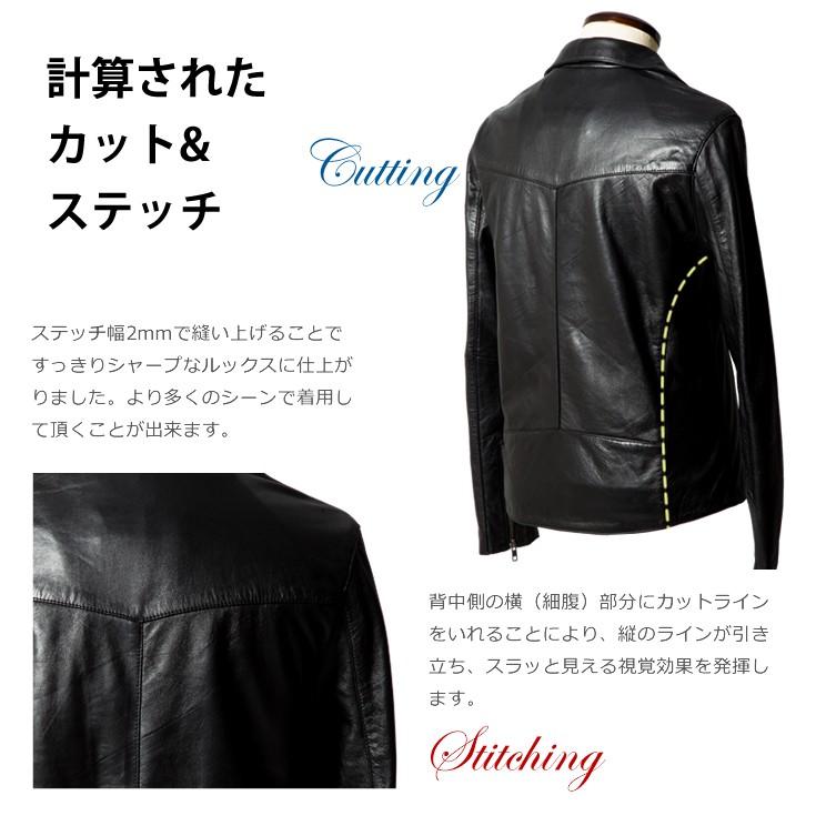 美品　リューグーレザーズ　ラムレザー　ダブルライダース　レザージャケット　L　黒 Liugoo Leathers LIUGOO 本革 ダブルライダースジャケット