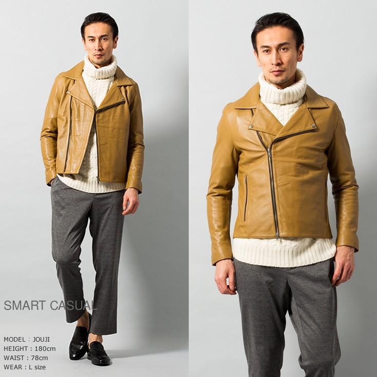 Liugoo Leathers LIUGOO 本革 ダブルライダースジャケット