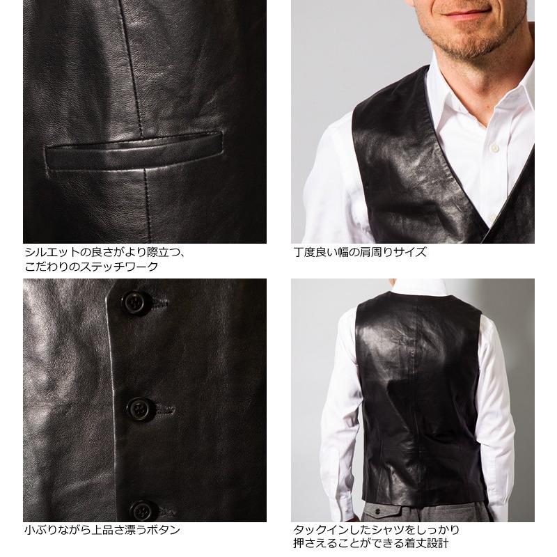 Liugoo Leathers 【20周年記念10%OFFクーポン】本革 ドレスベスト