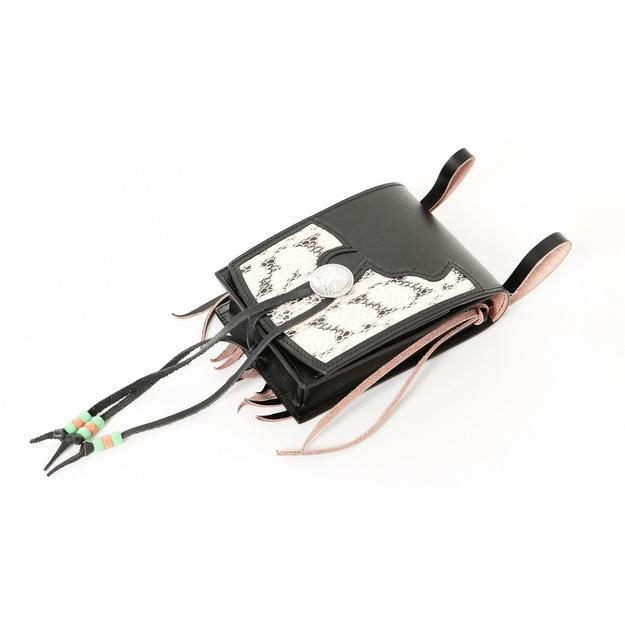 コンチョ付 メディスンバッグ 男女兼用 本革 Horn Works 26895 本革