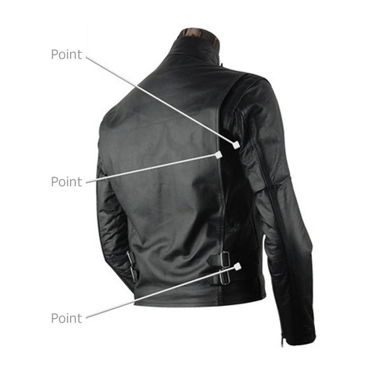 ホーンワークス レザージャケットライダース シングル 羊革 黒 メンズ Horn Works 本革 プロテクター付シングルライダースジャケット