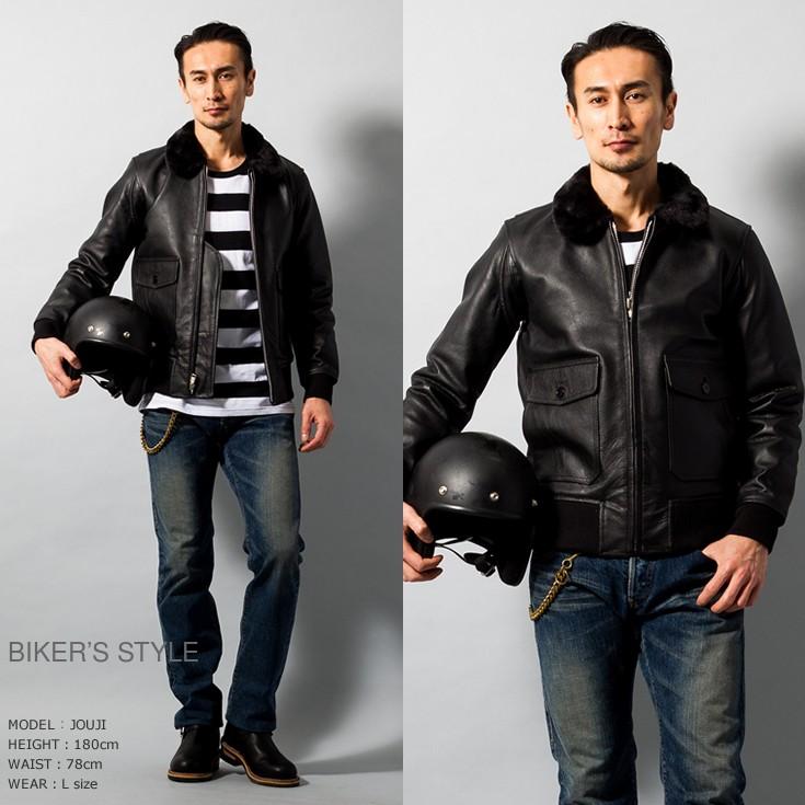 Horn Works 本革 G-1フライトジャケット メンズ ホーンワークス Horn Works 本革 G-1フライトジャケット メンズ ホーンワークス