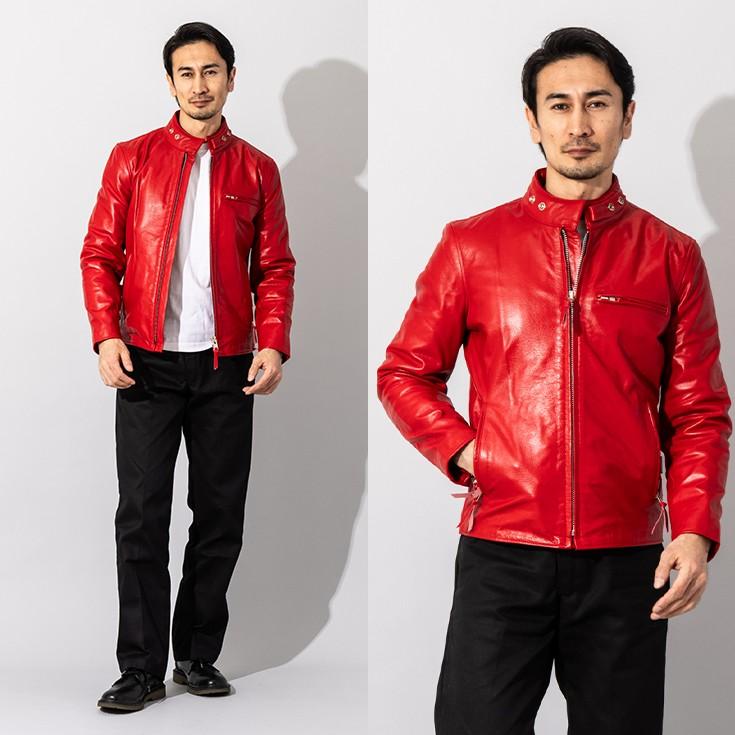 割引クーポン配布中】Horn Works 本革 USタイプ シングルライダース