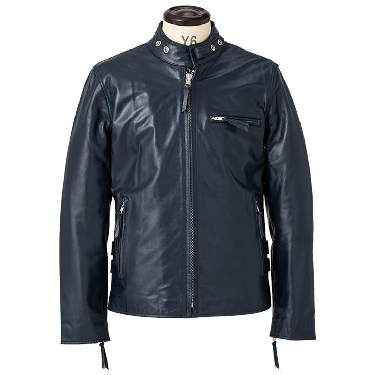 HORN WORKS シングル　ライダースジャケット　革ジャン　M Horn Works 本革 UKシングルライダースジャケット メンズ ホーン