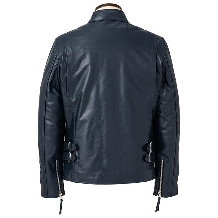 Horn Works 本革 USタイプ シングルライダースジャケット メンズ