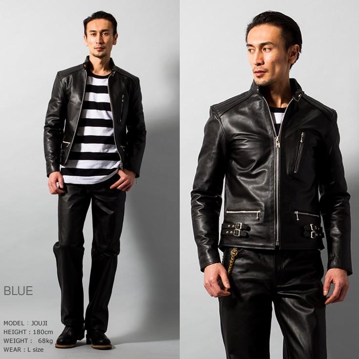 Horn Works 本革 UKシングルライダースジャケット メンズ ホーン Horn Works 本革 UKシングルライダースジャケット メンズ ホーン