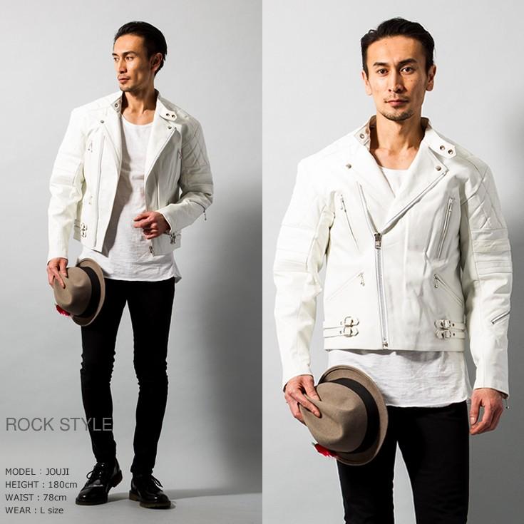 Horn Works 本革 UKパッドダブルライダースジャケット メンズ Horn Works 本革 UKパッドダブルライダースジャケット メンズ