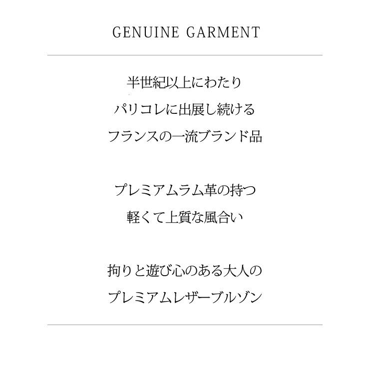 メンズレザーブルゾン  (パリ.キュイール製) n6401_s02.jpg