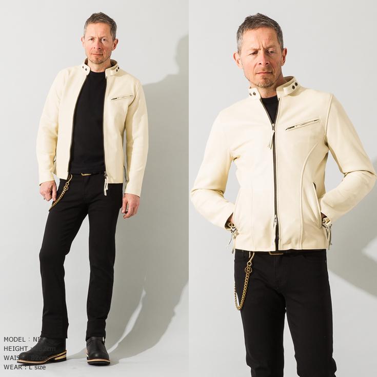 〈極美品〉Liugoo Leathers【3L】レザー ライダース ジャケット 中古・古着通販】Liugoo Leathers (リューグーレザーズ) レザー