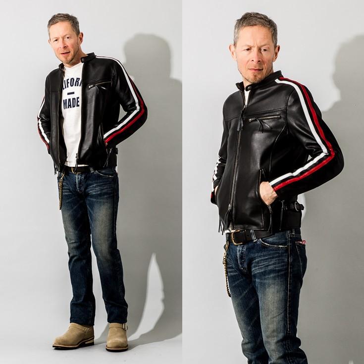 Liugoo Leathers 【20周年記念10%OFFクーポン】本革 メッシュレザー 2