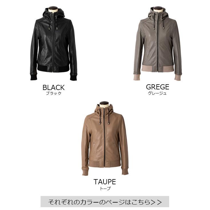 極美品✨ Lui's レザー パーカー ゴートレザー ダブルジップ ブラック Amazon.co.jp: [ショット] LEATHER FULLZIP PARKA レザー