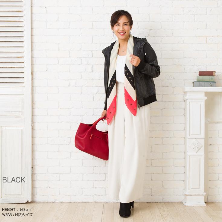 Liugoo Leathers LIUGOO 本革 レザーハイネックパーカー