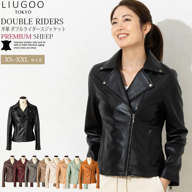 Liugoo Leathers LIUGOO 本革 ダブルライダースジャケット Liugoo Leathers LIUGOO 本革 ダブルライダースジャケット