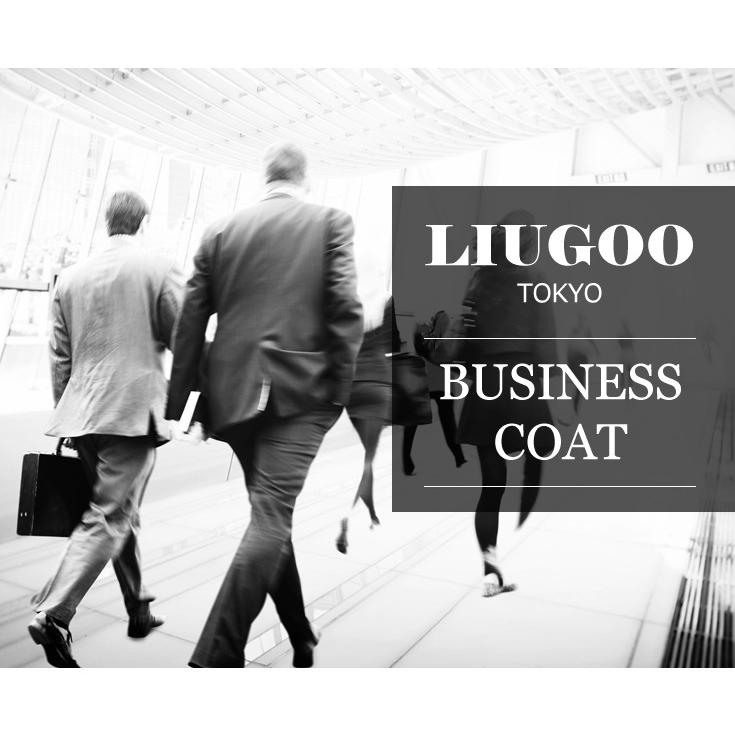 【10/31まで10%OFFクーポン】LIUGOO 本革 レザーセミロングコート 通勤コート メンズ リューグー COT02A レザージャケット ビジネスコート | Liugoo Leathers | 01