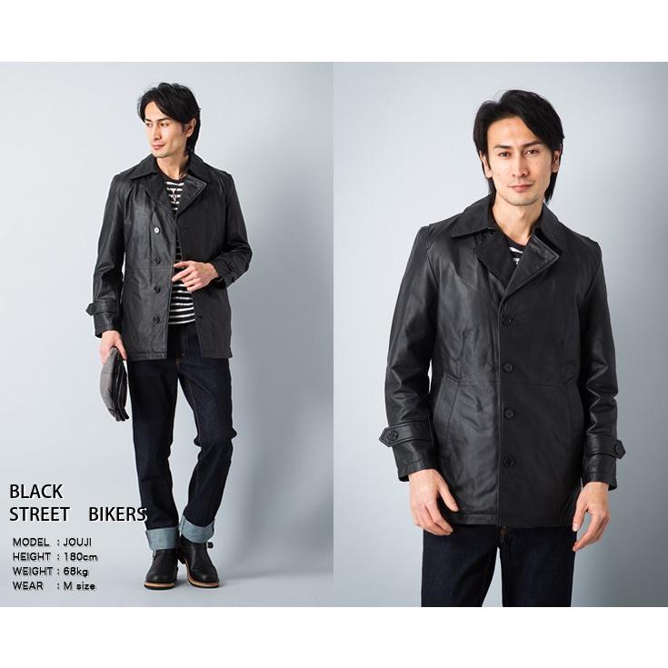 L人気ブランドの本革ハーフコート レザージャケット メンズl 18 732 Hafryat Com