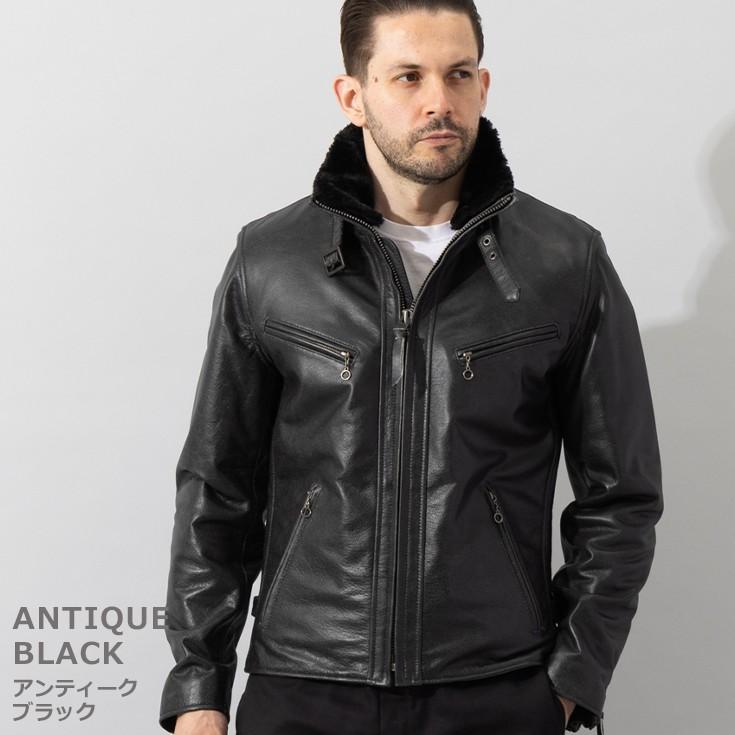 【GW中値下げ♪】Ligoo Lethers 牛革 シングルライダース 10/31まで10%OFFクーポン】Liugoo Leathers 本革 WING-NECKシングル