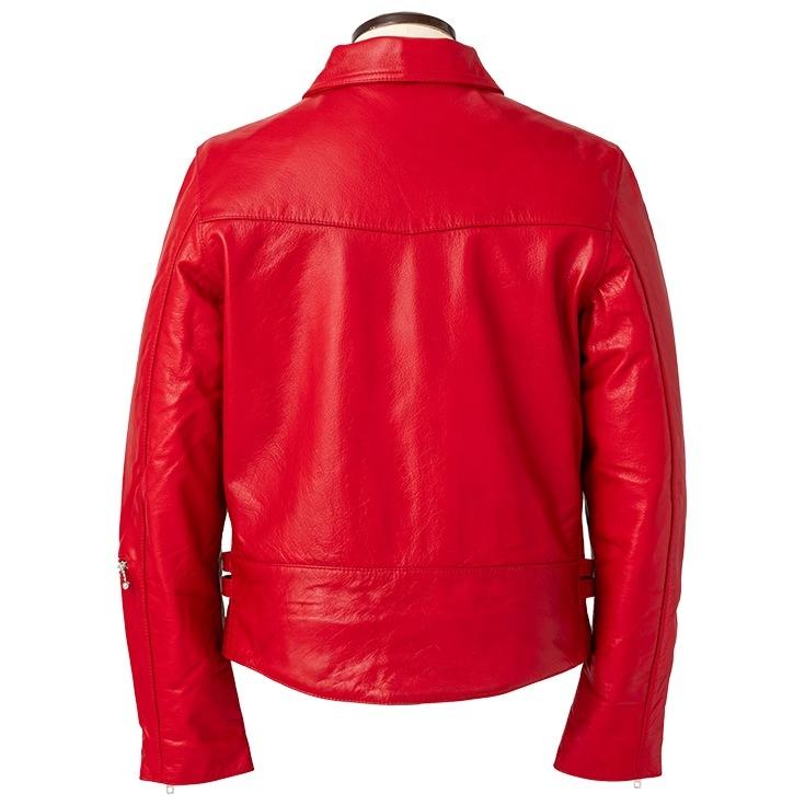 【美品】HORN WORKS本革レザーダブルライダースジャケット/レッド/赤色 楽天市場】Horn Works 本革 UKタイプ ダブルライダース