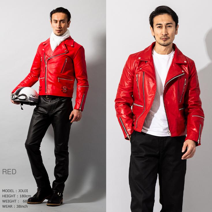 HORN WORKS ライダース ダブル ロンジャン UKパンク モッズ本革 Horn Works 本革 UKダブルライダースジャケット メンズ ホーン