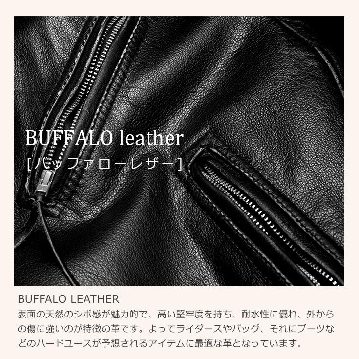 Horn Works 本革 ハイネックシングルライダースジャケット レディース