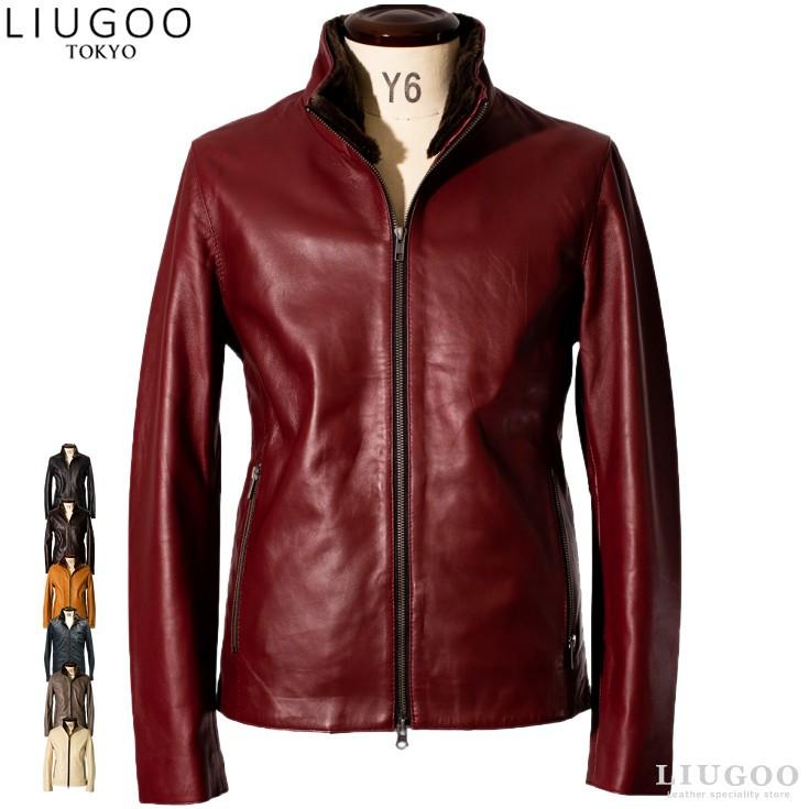 Liugoo Leathers 【20周年記念10%OFFクーポン】LIUGOO 本革 襟ボア 