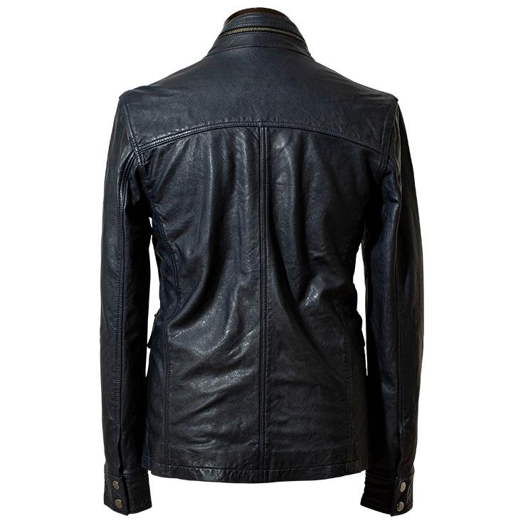 Lugoo Leathers レザージャケット M 黒 Liugoo Leathers LIUGOO 本革 M-65タイプ レザーフィールド