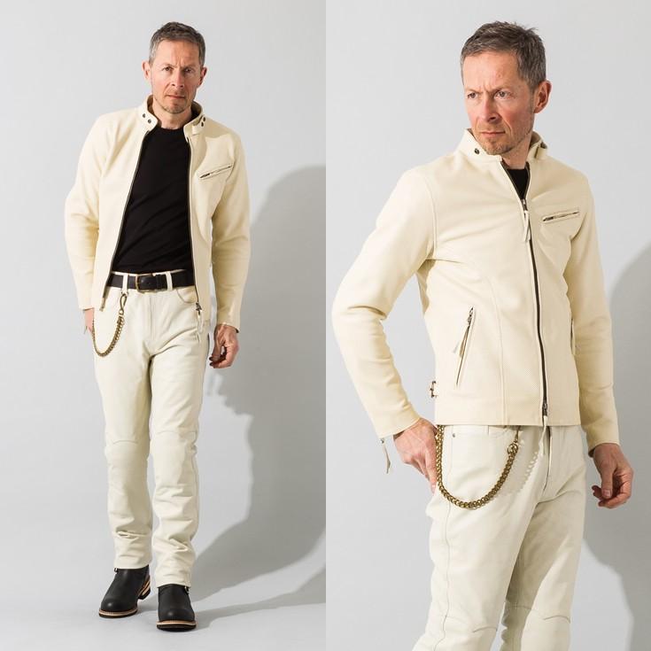 Liugoo Leathers 【20周年記念10%OFFクーポン】本革 メッシュレザー