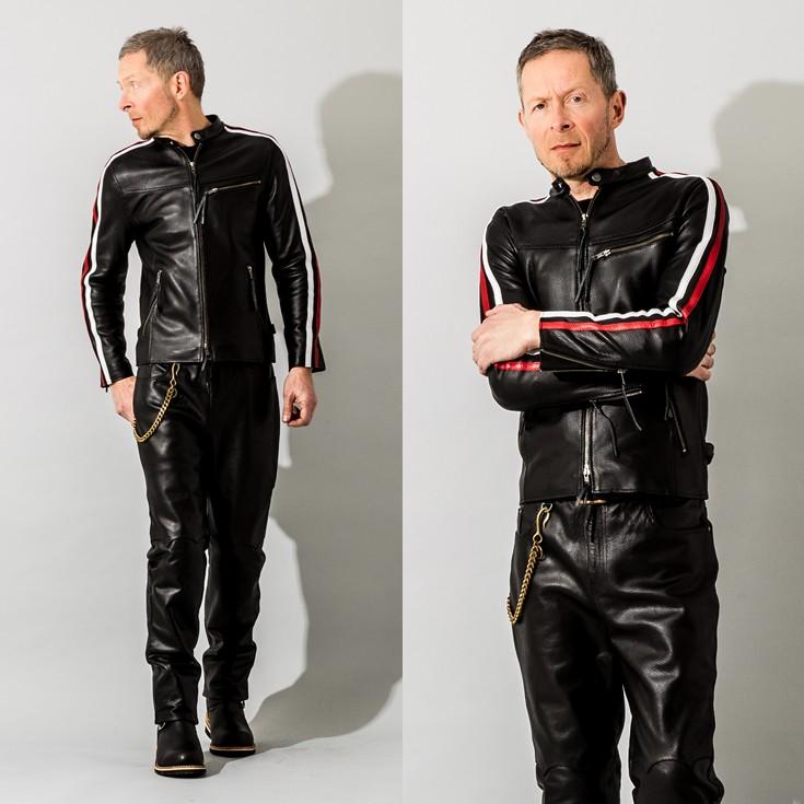 Liugoo Leathers 【20周年記念10%OFFクーポン】本革 メッシュレザー 2