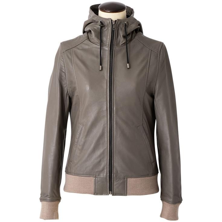 Liugoo 本革 レザーハイネックパーカー レディース リューグー Prk01lb レザージャケット ライダースジャケット Ap N10 07 本革レザージャケットのリューグー 通販 Yahoo ショッピング