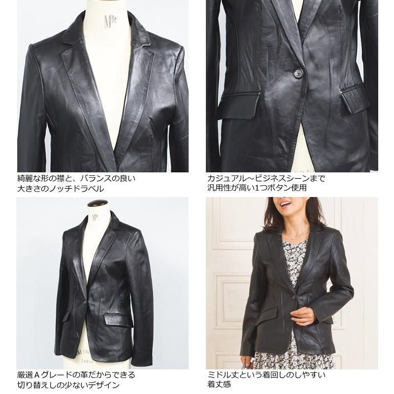 Liugoo Leathers LIUGOO 本革 ミドル丈レザーテーラード